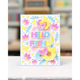 Waffle Flower Crocus Flutter Die & Stencil Bundle