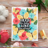 Waffle Flower Butterfly Blossom Texture Die & Coloring Stencil Bundle