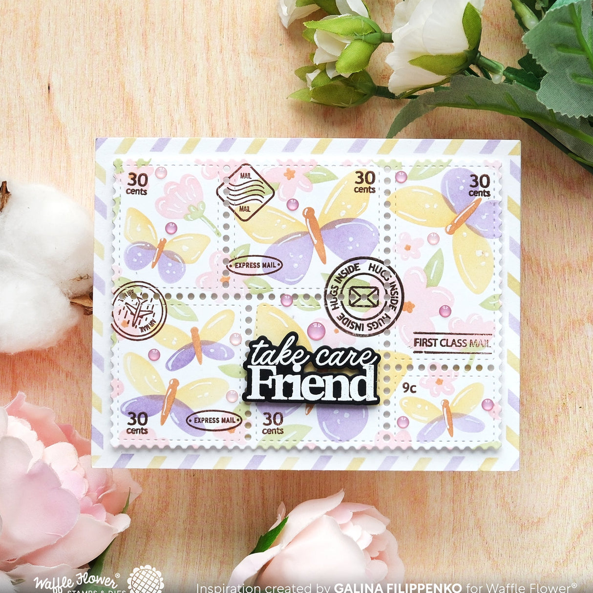 Waffle Flower Paper Hug Sentiments Combo