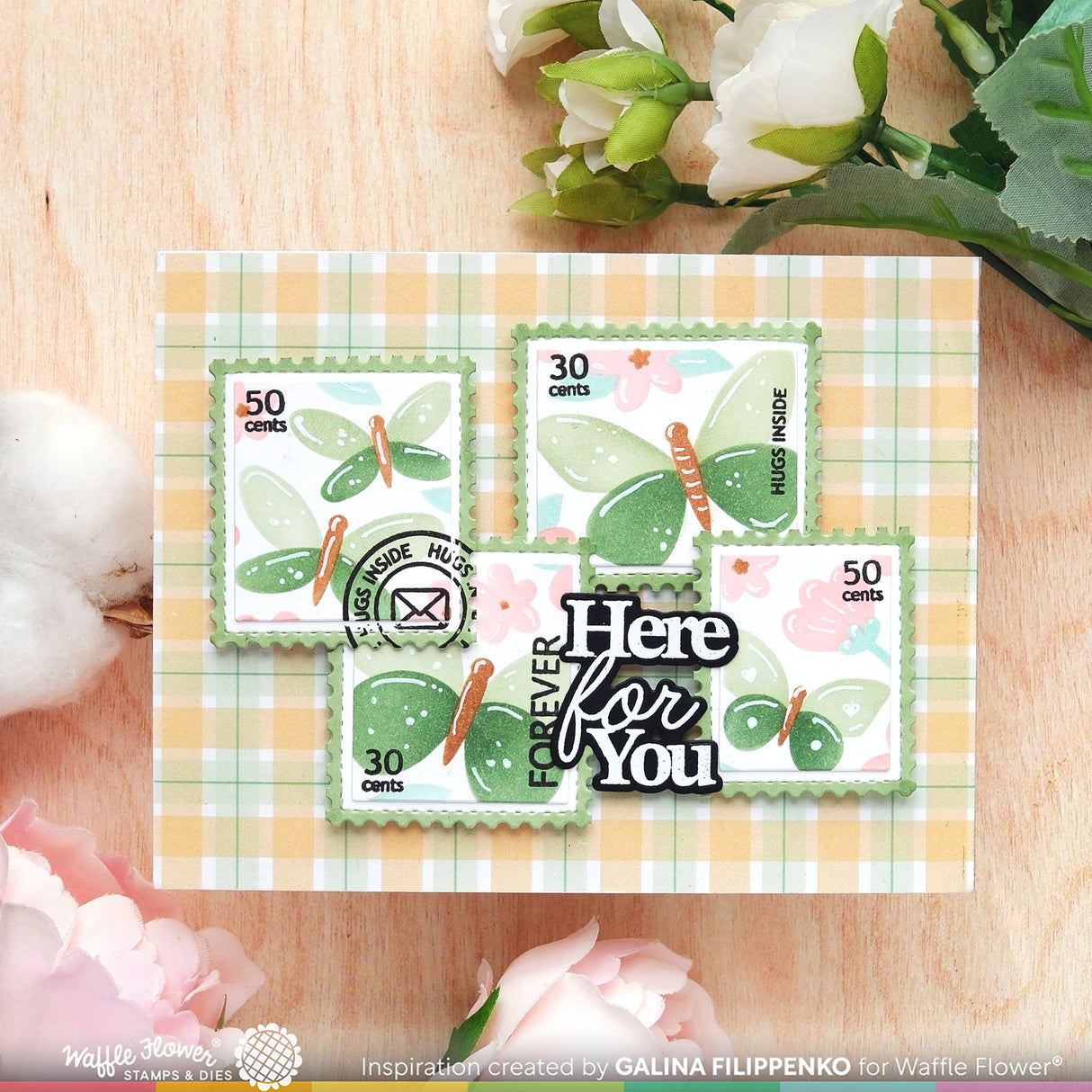 Waffle Flower Paper Hug Sentiments Combo