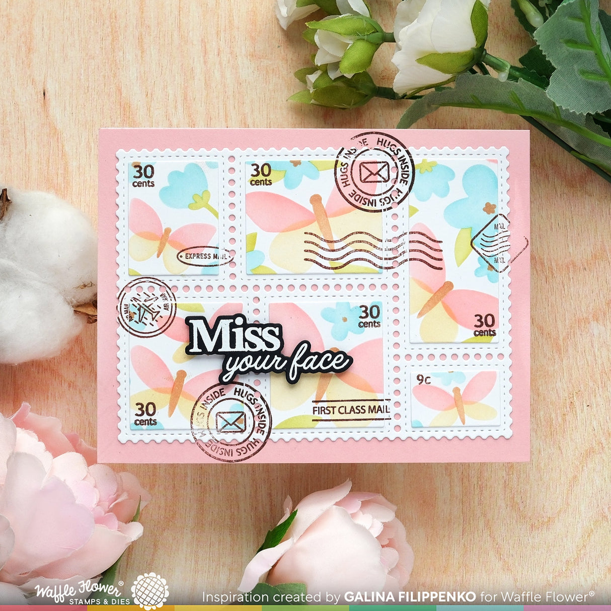 Waffle Flower Paper Hug Sentiments Combo