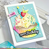 Waffle Flower Sweet Cupcake Die & Stencil Bundle