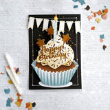 Waffle Flower Sweet Cupcake Die & Stencil Bundle