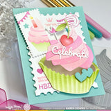 Waffle Flower Sweet Cupcake Die & Stencil Bundle