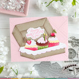 Waffle Flower Boxed Cupcakes Die & Stencil Bundle