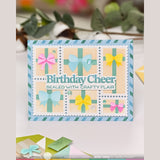 Waffle Flower Postage Collage Gifts Stencil