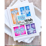 Waffle Flower Postage Collage Gifts Stencil