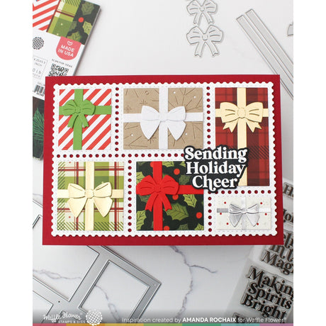Waffle Flower Postage Collage Gifts Die
