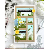 Waffle Flower Postage Collage Mini Slimline Blocks Die