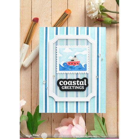 Waffle Flower Two-step Mixed Stripes Stencil