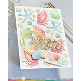 Waffle Flower Seashell Texture Die