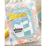 Waffle Flower Seashell Frame Die