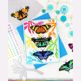 Waffle Flower Butterfly Trio Matching Die