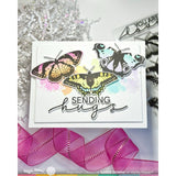 Waffle Flower Butterfly Trio Matching Die