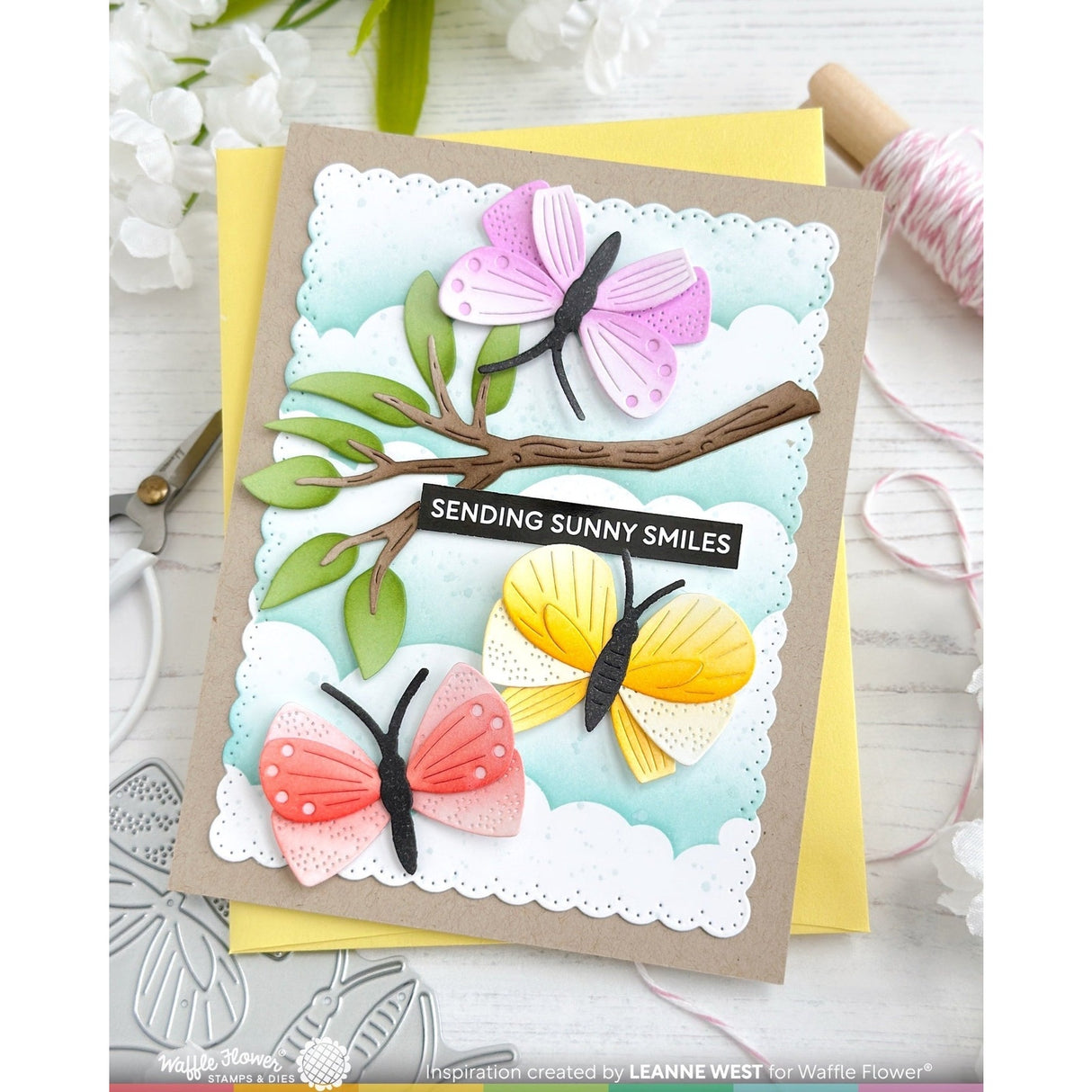 Waffle Flower Mix-n-match Butterflies Die
