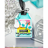 Waffle Flower Nesting Piercing Tags Die-n-stencil