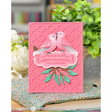 Waffle Flower Vintage Label 1 Inverted Stamp Set