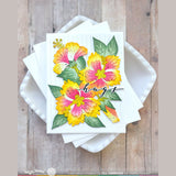 Waffle Flower Hibiscus Cluster Die