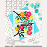 Waffle Flower Quatrefoil Panel Die