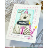 Waffle Flower Nesting Postage Collage Stamp Set