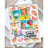 Waffle Flower Open Book Trio Fall Stencil