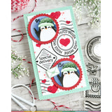 Waffle Flower Nesting Postage Collage Stamp Set