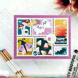 Waffle Flower Postage Collage Spooktacular Stamp Set
