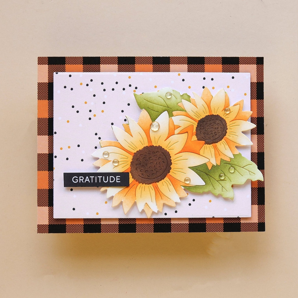 Waffle Flower Sunflower Cluster Die & Stencil Bundle