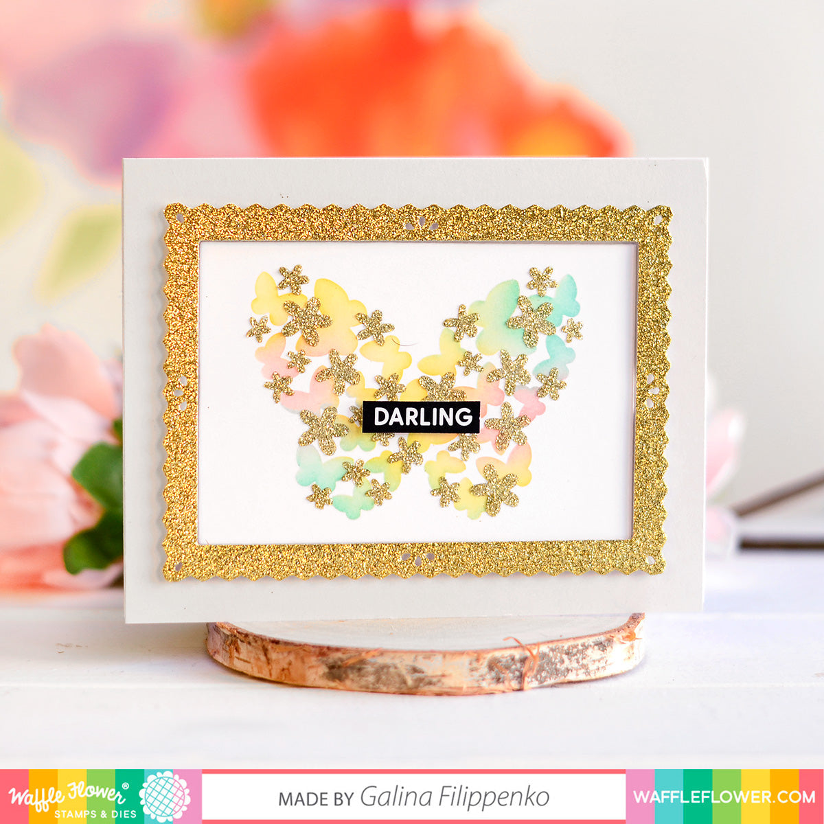 Waffle Flower Pinking Rectangle Frames Die