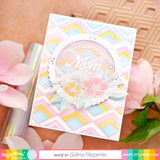 Waffle Flower Pinking Circle Frames Die