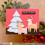 Waffle Flower Folk Art Reindeer Die