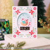 Waffle Flower Elegant Christmas Foil Plate Matching Die