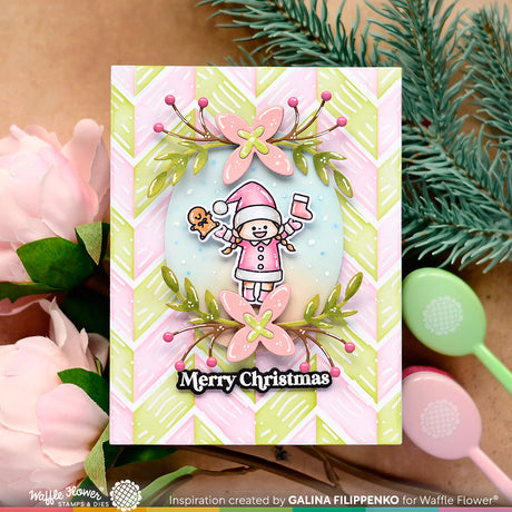 Waffle Flower Under the Tree Combo Stamp and Die Set