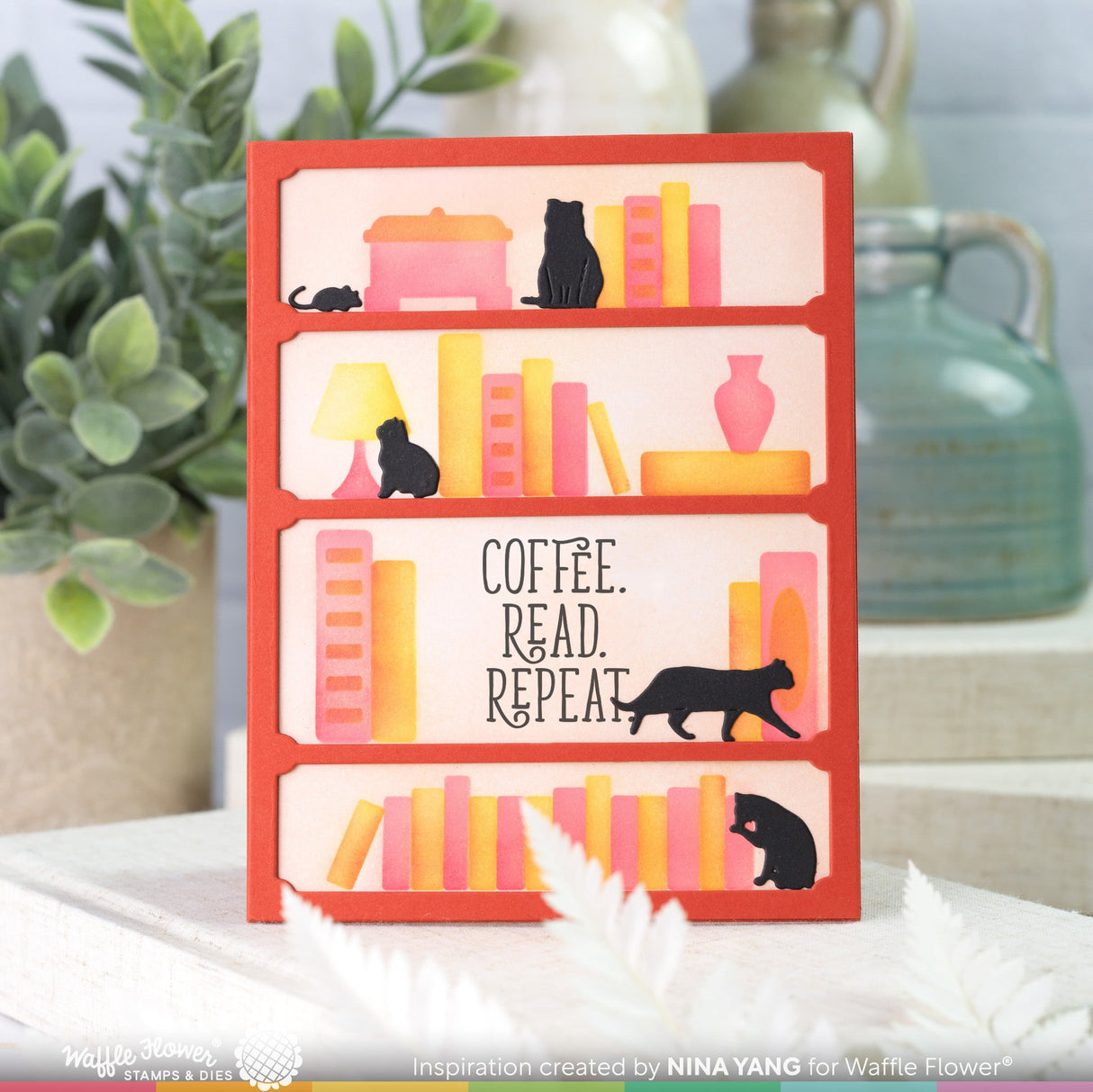 Waffle Flower Simple Book Sentiments Stamp Set