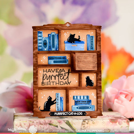 Waffle Flower Cat-a-log Die Set