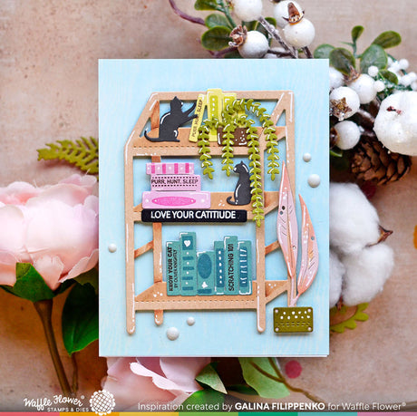 Waffle Flower Shelf Add-ons Die