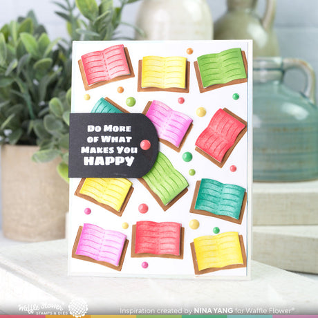 Waffle Flower Pop-up Books Panel Die