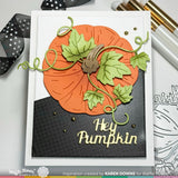 Waffle Flower Pumpkin with Stem Die