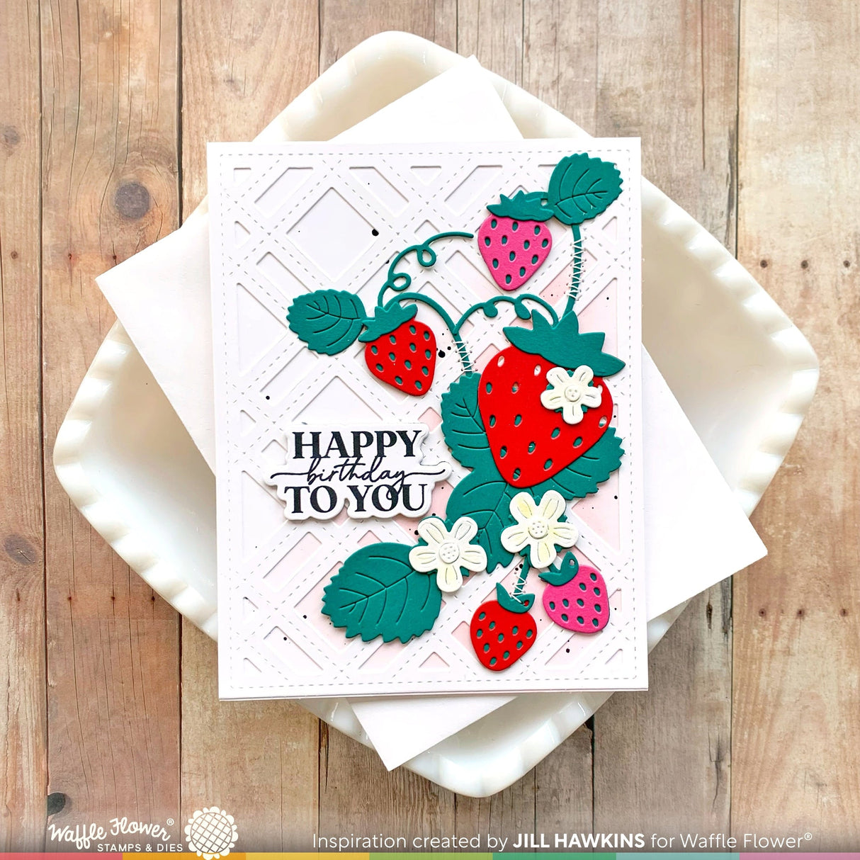 Waffle Flower Sweet Plaid Panel Die