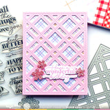 Waffle Flower Sweet Plaid Panel Die