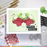 Waffle Flower Berry Sweet Gingham Paper Pad 4.25 x 5.5