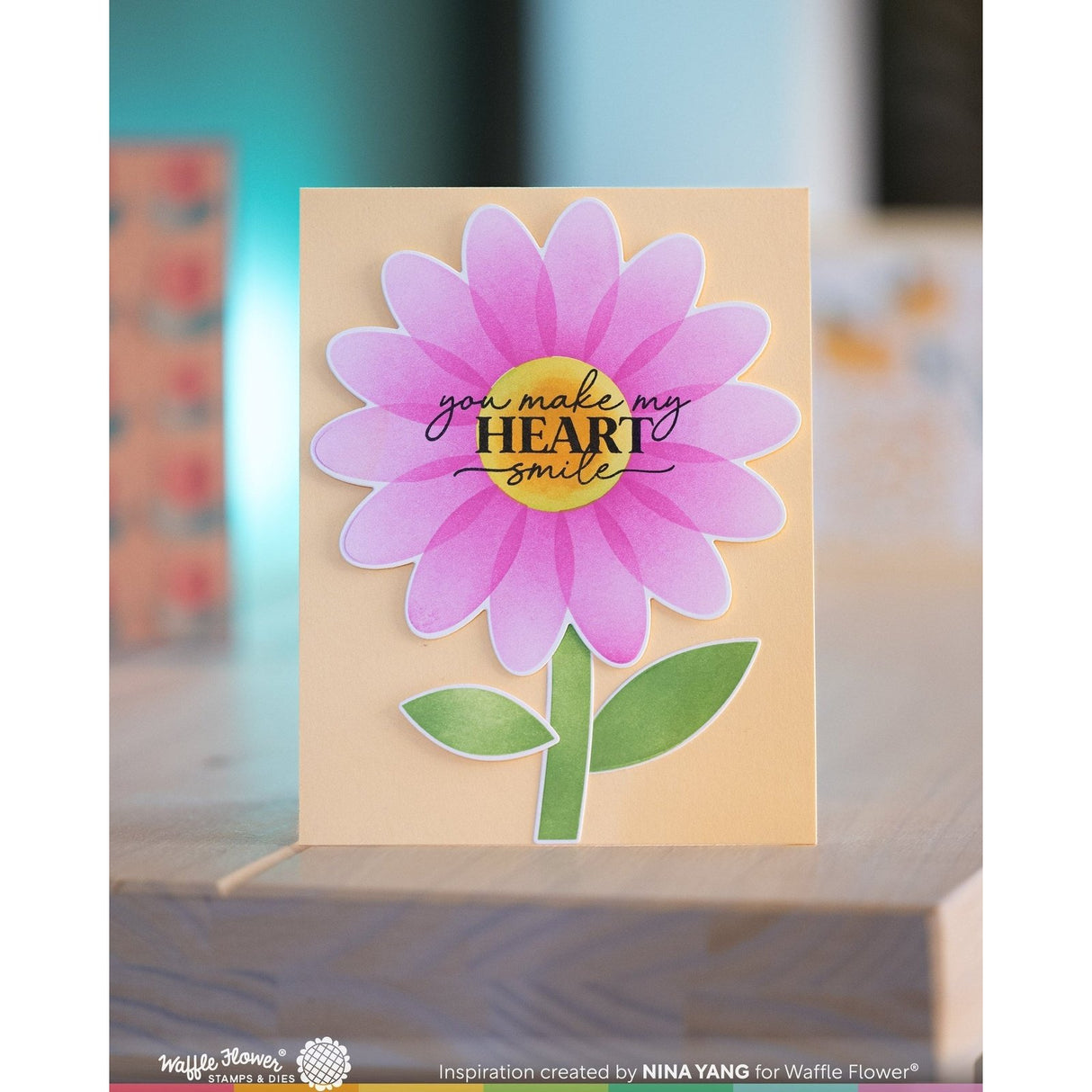 Waffle Flower Oversized Daisy Die 'n Stencil