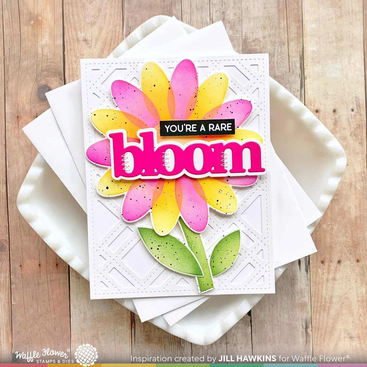 Waffle Flower Oversized Bloom Print Die