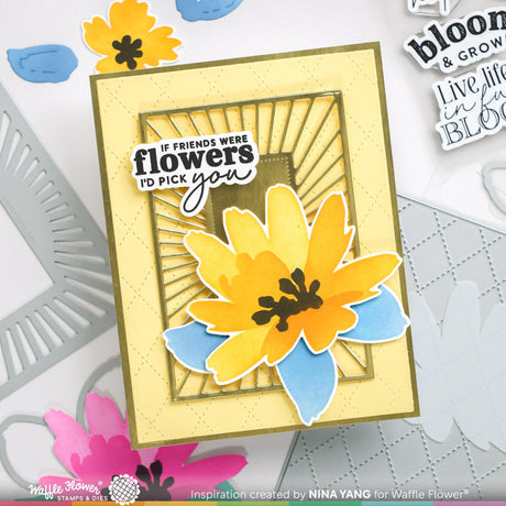 Waffle Flower Full Bloom Sentiments Combo