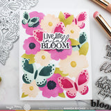 Waffle Flower Butterfly Blossom Texture Die & Coloring Stencil Bundle