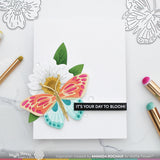 Waffle Flower Butterfly Focal Die & Stencil Bundle