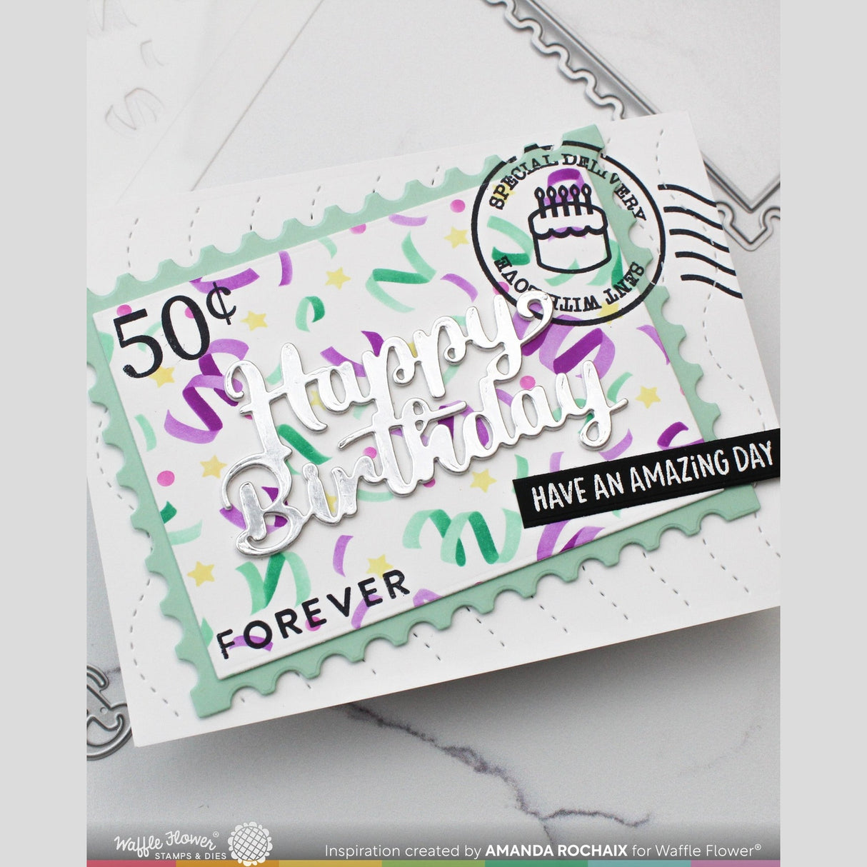 Waffle Flower Inside Sentiments Birthday 2