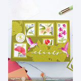 Waffle Flower Script Greetings Combo