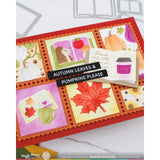 Waffle Flower Open Book Trio Sentiments Stamp Set