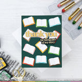 Waffle Flower Two-tone Books Stencil